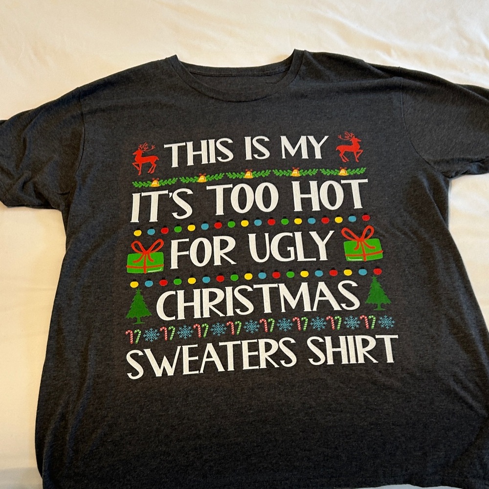 Gildan Dark Gray Christmas T-Shirt